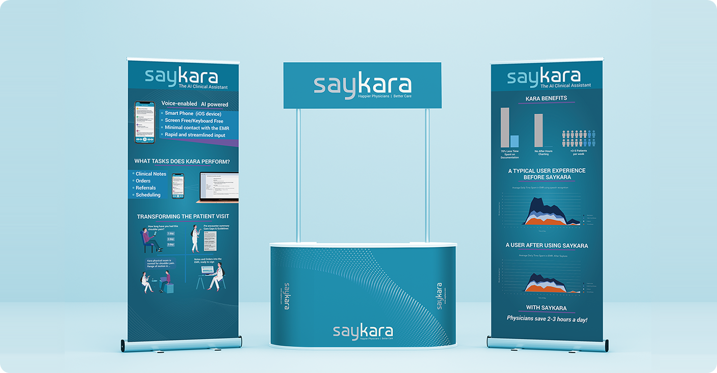 Saykara AI Health App Branding