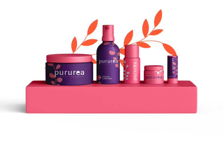 Pururea cosmetics branding case study